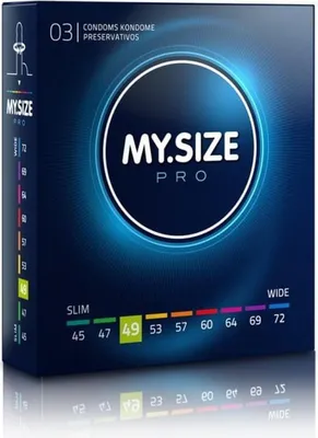 Zdjęcie produktu dla My Size PRO, Prezerwatywy 49mm, 3 sztuk