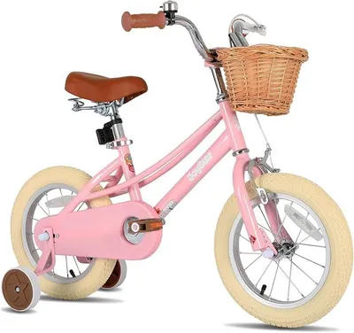Imagen del producto de Bicicleta infantil Silecomplaza, disponible en tamaños de 12, 14, 16, 18 y 20 pulgadas, ideal para niños y niñas de 2 a 11 años. Bicicleta para niñas con ruedines y cesta