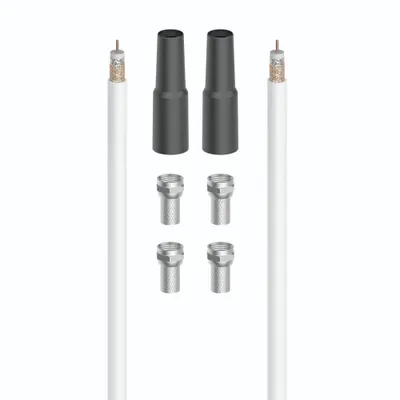 Produktbild von Hama 00205042, 20 m, Koaxial, Koaxial, Weiß