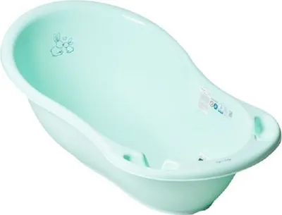 Produktbild von Chipolino Babybadewanne Marea Hase, Ablagefcher, 102 cm lang, ab Geburt grn