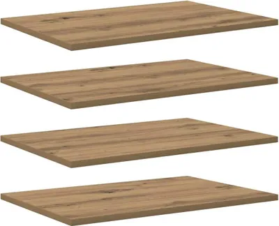 Zdjęcie produktu dla Półka Na Książki 4 Pcs Brązowy 100 X 40 X 1,5Cm Lumarko!