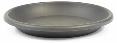 Produktbild von Pflanztopfuntersetzer Mira Anthrazit Ø 39cm - Frostsicher & UV-Beständig, KI-generiertes Bild