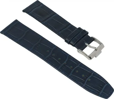Produktbild von Jacques Lemans London 1-1844 | Uhrenarmband Leder 22mm blau | 1-1844ZC