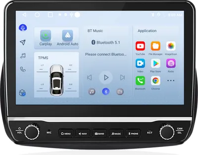 Zdjęcie produktu dla 128GB Autoradio Carplay dla Smart 453 Fortwo Forfour 2014-2019 Android Navi GPS 4G LTE DAB+