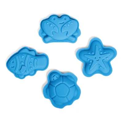 Image de Bigjigs Toys Moules en silicone pour l'océan bleu