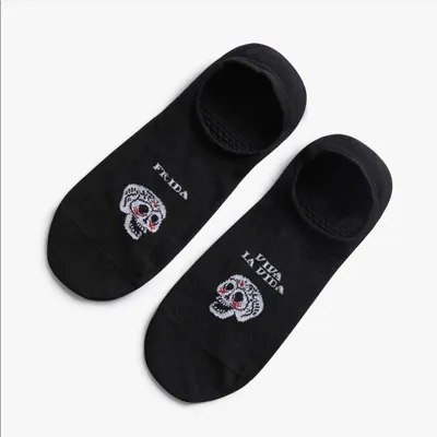 Produktbild von Jimmy Lion Frida Viva La Vida Unsichtbare Socken Schwarz EU 44-46 Mann Schwarz EU 44-46