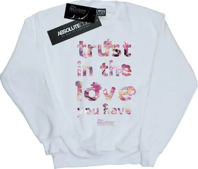 Produktbild von Disney - "Mistress Of Evil Trust In The Love" Sweatshirt für Herren BI36358 (S) (Weiß)