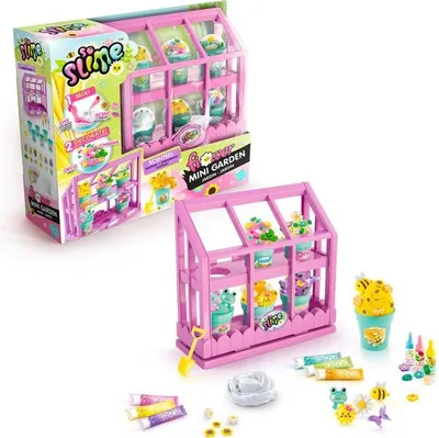 Produktbild von So Slime DIY Mini Blumengarten Schleim Set, Ab 6 Jahren, SSC 419, Duftend, Mit Deko