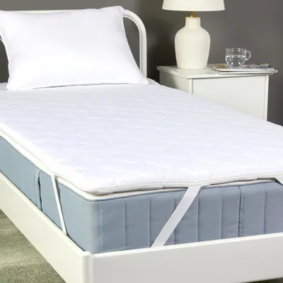 Obrázek produktu pro Matrace 90 x 200 cm - Komfortní pěna - Tloušťka 6 cm - S odnímatelným a pratelné potahem - Bílá