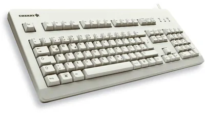Produktbild von CHERRY G80-3000, Volle Größe (100%), Kabelgebunden, USB, Mechanischer Switch, QWERTZ, Grau
