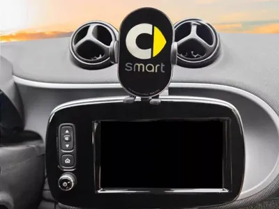 Telefonhalter Stand für Smart Fortwo 453, Infotainment, Kunststoff