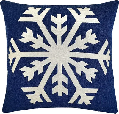Produktbild von Deko Kissen Weihnachtskissen mit Schneeflocke Motiv 50x50 cm in verschiedenen Farben