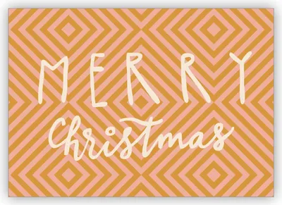Produktbild von Reduzierte grafische Weihnachtskarte mit Handschrift: Merry Christmas