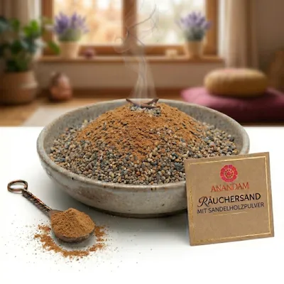 Räuchersand mit Lavendelblüten, 100 g, hitzebeständig
