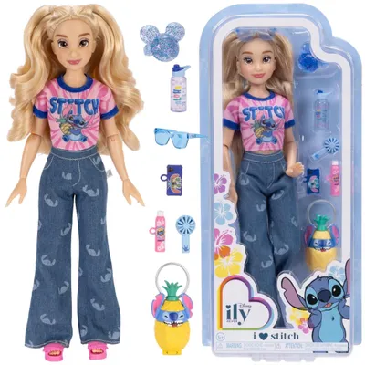 Zdjęcie produktu dla Disney Ily 4Ever Lalka Z Motywem Stitche'a 30 Cm + Zestaw Akcesoriów