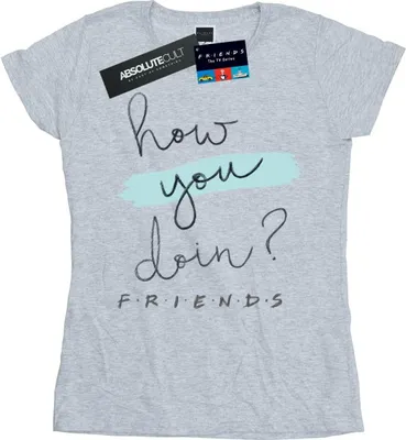 Produktbild von Friends - "How You Doin?" T-Shirt für Damen BI20767 (L) (Grau)