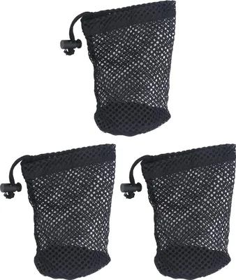 Zdjęcie produktu dla 3Pcs Siatkowa torba golfowa Nylonowa siatka na piłki golfowe Organizer akcesoriów na 12 do 16 piłek