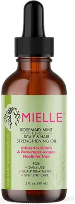 Produktbild von Mielle Organics Haaröl Rosmarin Öl für Haare 59ml, Kopfhaut- & Haaröl für Haarwachstum, Haarpflege Produkte Vitamin, Haarserum, Rosemary oil