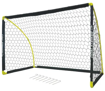 Image de But de football pliable, dimensions 180 x 91 x 120 cm, avec 8 piquets de sol, pour enfants à partir de 5 ans