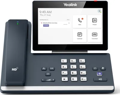 Immagine prodotto di Squadre Yealink MP58-WH E2, Telefono IP, Grigio, Telefono con cavo, LCD, 17,8 cm (7"), 1024 x 600 pixel