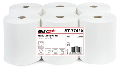 Immagine prodotto di Rotoli di carta assorbente in cellulosa, a uno strato, da 20 cm