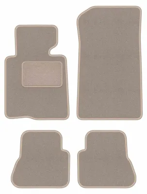 Immagine prodotto di Tappetini in moquette per BMW 3 E46 2000-2007 (cabrio) – set 4 pezzi, beige, su misura – Wielganizator LUX