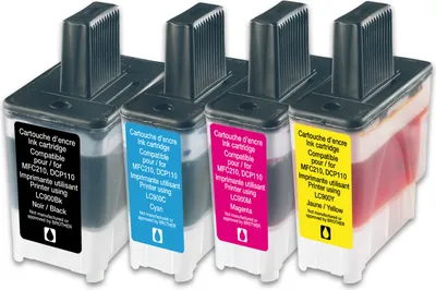 Produktbild von Tinte für Brother DCP-110C/ 310CN/ MFC-210C/ 410CN/ 620CN/ 3240C/ 3340CN/ 5440CN/ 5840CN/ Fax-1940CN