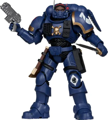 Productafbeelding van Warhammer 40.000 actiefiguur: Luitenant in Phobos-pantser (Ultramarines), 18 cm