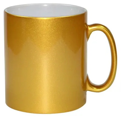 Produktbild von Kaffeebecher / Teetasse - 330 ml - Gold - Keramik