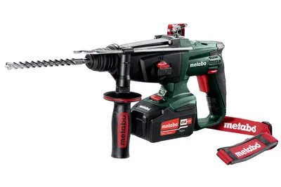 Zdjęcie produktu dla Metabo KHA 18 LTX, SDS Plus, Czarny, Zielony, Czerwony, 2,4 cm, 1100 RPM, 2,2 J, 4000 bpm