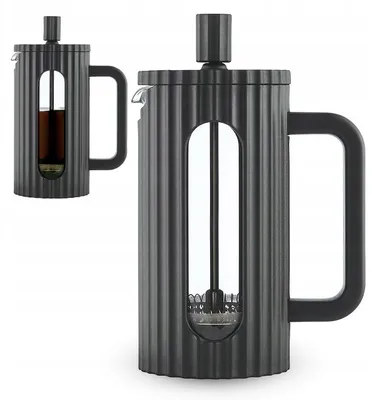 Zdjęcie produktu dla Zaparzacz tłokowy do kawy herbaty ziół 350 ml dzbanek szklany French Press
