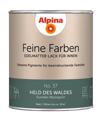 Produktbild von Alpina Feine Farben Lack No. 37 Held des Waldes edelmatt 750 ml