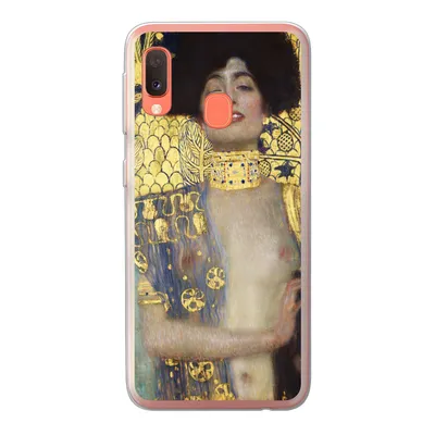 Produktbild von MuchoWow® Handyhülle Schutzhülle Hülle für Samsung Galaxy A20e Judith - Gustav Klimt Silikon Softcase Handy Hülle - Abdeckung