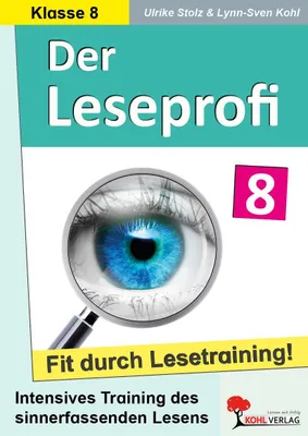 Produktbild von Der Leseprofi - Fit durch Lesetraining / Klasse 8
