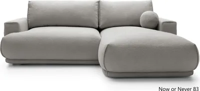 Produktbild von Ecksofa Eckcouch L-Form, Sofa Couch, mit Schlaffunktion, Bettkasten, Kissen, Polstermöbel,Divo I RECHTS, Now or Never 83