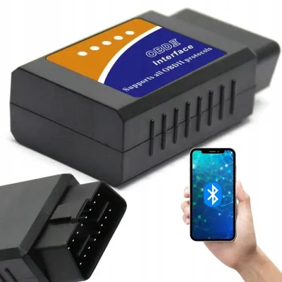 Produktbild von OBD2 Scanner V2 1 Stück Bluetooth OBD II Adapter ELM327 Diagnosegerät Auto Fehlercodes iOS Android Kraftfahrzeug