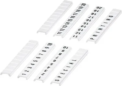 Produktbild von Phoenix Contact Phoenix ZBF 3.5,LGS:FORTL.ZAHLEN 1-10 - Terminal block markers - 1 Stück(e) - Weiß - 3,5 mm