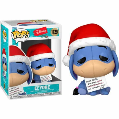 Immagine prodotto di Funko Pop! Eeyore Świąteczny - Figurka winylowa z serii Disney Holiday