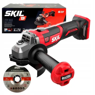 Produktbild von SKIL 3930CB Akku-Winkelschleifer (20 V, bürstenloser Motor, 125 mm Scheibe)