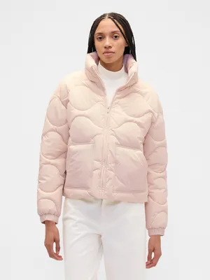 Produktbild von GAP Steppjacke XL Beige, recyceltes Wellon, atmungsaktiv, schnelltrocknend