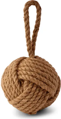 Produktbild von NKlaus Maritim Türstopper Natur 15x15cm aus Jute 27cm hoch Dekoration 11781