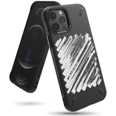 Produktbild von Ringke Onyx Paint Hülle für - Apple iPhone 12 Pro Max - Schwarz KP12213