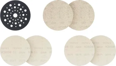 Immagine prodotto di Set di reti abrasive EXPERT M480, 125 mm, K80/120/180, set 6+1, pacchetto iniziale