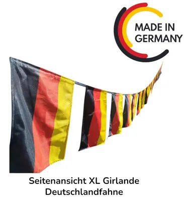 Produktbild von 5 Meter XL Girlande Deutschlandfahne