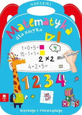 Zdjęcie produktu dla Kolorowanka z naklejkami Matematyka dla Smyka