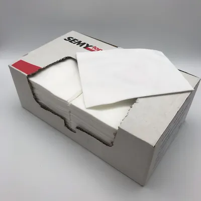 Produktbild von Semy Soft Spezial-Putztuch in Spenderbox, weiß, 32 x 38 cm, 100 Tücher per Box, 1er Pack  Viskosetücher von Semytop