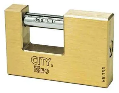 Image de Cadenas rectangulaire pour volet roulant « Aditus » Iseo 55 mm