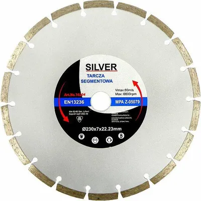 Immagine prodotto di Disco diamantato in argento 350 x 10 x 25,4/22,2 mm segmentato