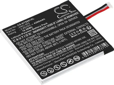 Produktbild von TECHTEK Akku Kompatibel mit [Nintendo] HAC-S-JP/EU-C0, Switch HAC-001 Ersetzt HAC-003, für HAC-A-BPHAT-C0, für HAC-A-BPHAT-C1, für HAC-A-BPHAT-C2