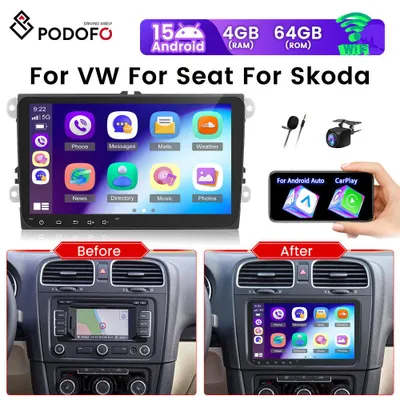 Produktbild von Autoradio mit 9 Zoll - Touchscreen-Autoradio - Navigationssystem - Rückfahrkamera